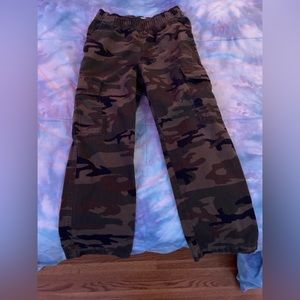 camouflage pants- size 10 kids